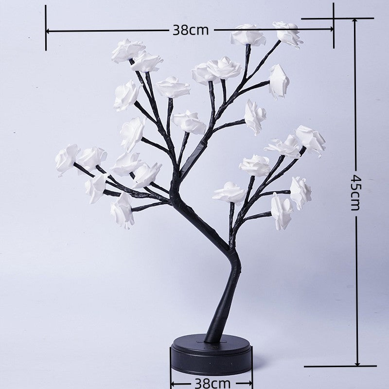 LED Rose Tree Light Christmas Tree Lamp