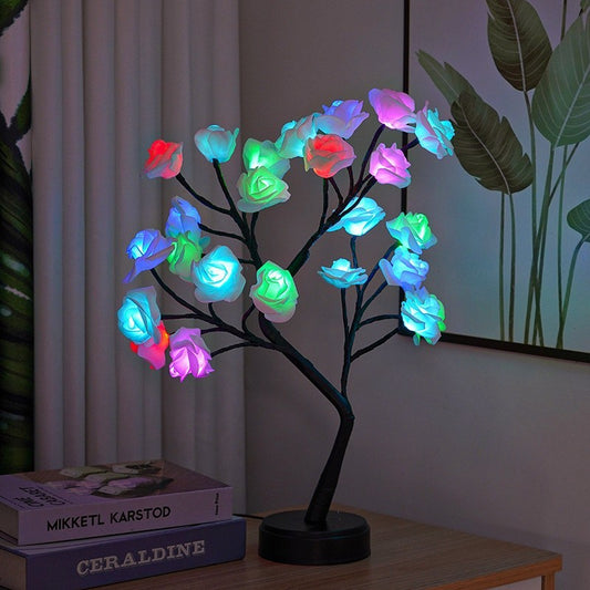 LED Rose Tree Light Christmas Tree Lamp