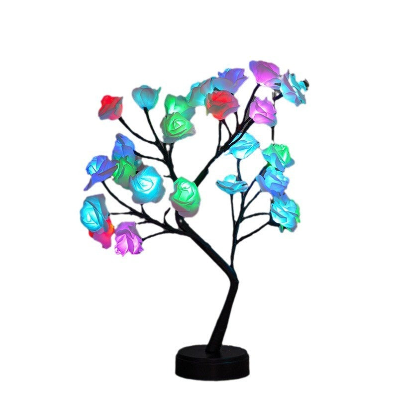 LED Rose Tree Light Christmas Tree Lamp